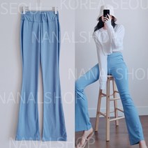 나날샵 스판 부츠컷 날씬 팬츠 긴바지 여성 바지 가을 트레이닝복 하의 요가복 밴딩 바지 츄리닝