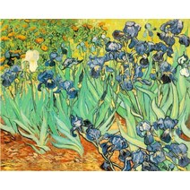 세계명화 DIY 보석십자수 정교한 프린팅 DMC 십자수 거실 세계명화 추상유화-96221, 14ct 깅엄체크 DMC 오리지널