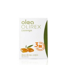 올레아 올리렉스 로젠지 캔디 6개 허브 올리브 목, 1개