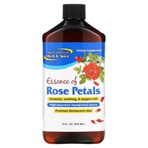 노스 아메리칸 허브 & 스파이시 순수 장미 꽃잎 에센스 12 fl oz (355 ml)