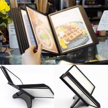 테이블용 메뉴북 A5 스탠딩메뉴판 고급메뉴판