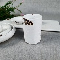 오메가키친 로담 초코 물컵 2종 시리즈 식당 플레이팅 업소용 식기 도자기 그릇, 13-1. 초코 일자 컵