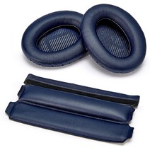Bose Quiet Comfort 25 35 QC25 QC35 QuietComfort II QC35ii 헤드폰을 위한 헤드 밴드 쿠션 이어 패드 교체형, 03 네이비 블루