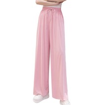 아웃사이즈 XX18 빅사이즈~7xl 아이스 실크 골드 와이드 팬츠