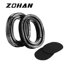 귀도리 귀마개 기능성 ZOHAN-한 쌍 실리카 젤 이어 패드 3M 펠터 귀마개 교체용 쿠션 키트 귀 디펜더 보호용