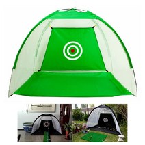 골프 타수줄이는 숏게임 연습네트 텐트 가정용골프망 골프연습장만들기, 블랙중형 2M