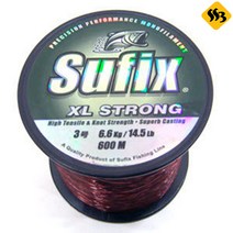 라팔라 서픽스 엑스엘스트롱 600M/Sufix XL strong/민물 바다루어낚시줄/대용량원줄/배스, 엑스엘스트롱_1.5호