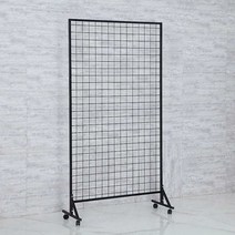 메쉬망 네트망 벽선반 철망 진열대 휀스망 방묘창, 상세 페이지 참고, (블랙) 가로100 x 높이160