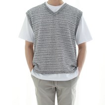 남자 여름 조끼 니트 오버핏 캐주얼 패션 봄 조끼