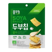 풀무원 사무실간식 탕비실 어린이집 영양간식 주전부리 군것질 두부칩 감자 고단백칩 국산콩두부 35g, 20개
