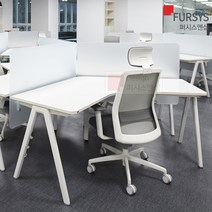 퍼시스 120도책상 V자 사무용 인에이블 FDD588N, OHNBK（오크블랙）