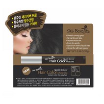 옻 타지 않는 눈썹염색 잔머리 헤어 새치 커버틴트 스틱 마스카라, 흑갈색, 1개