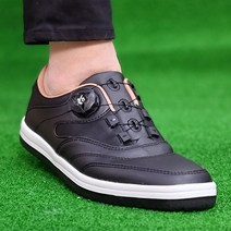 액션런 심플 남성 골프화 다이얼 스파이크리스 국산 연습용 스크린 캐주얼 골프 운동화