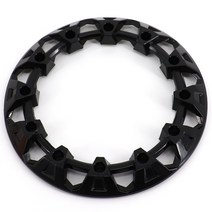 6 인치 7 휠 허브 장식휠 림 장식 링 보호 커버 카트 AT 이동 오토바이 호환 부품, 03 6inch black