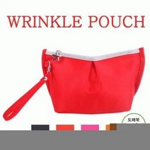 땡처리) 링클 파우치 모던스타일 [PH082] 가방 판촉물 백 클러치 미니백 여행용 화장