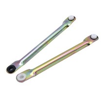 QDY 앞 와이퍼 푸시로드 세트 예비 부품은 2007-2017에 적합하며 훨씬 부드럽고 안정적인 와이프 패턴입니다., 은, 금속