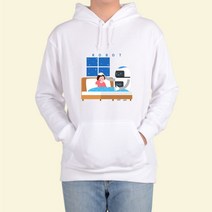 ATOGATO 미래 인공지능 로보트 20 맞춤 후드티