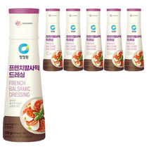 청정원 프렌치 발사믹 드레싱 소스, 325g, 36개