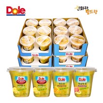 dole 후룻컵 파인2팩+망고1팩+복숭아1팩, 1box, 컵 파인2팩+망고1팩+복숭아1팩(4팩/24개)