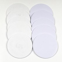 rfid nfc 태그 스티커 접착 스티커가 있는 RFID 코인 ID 카드 출입 통제용 읽기 전용 125KHZ TK4100 EM4100 1 개, Diameter 30mm