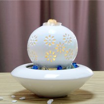 안개 발생기 연못 만들기 인공 폭포 실내용 분수 유럽 실내 분수대 생성기 인조 미니 18, Hollow: 물 분배 펌프