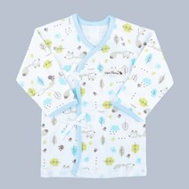 한스네이처 오가닉 사계절 가을 여우 배냇저고리