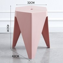 플라스틱의자 편의점 행사 플라스틱 인테리어 가벼운 간이 투명 의자 야외 컬러 카페, C