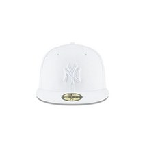 뉴에라 mlb모자 뉴욕 양키스 New Era New York Yankees MLB Basic 59Fifty Fitted Cap Hat White 11591120 (Size 7 3/