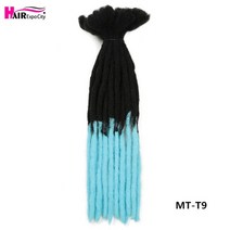드레드헤어 Dreadlock 레게 붙임 머리 22 인치 s, mt-t9, 22인치, 15가닥, 1개