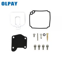 호환용 63V-W0093-00-00 야마하 2 스트로크 9.9HP 15HP 선외 엔진 용 기화기 수리 키트, 보트 요트 호환 상품명 호환