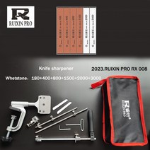 RUIXIN PRO RX008 고정 각도 칼 숫돌 전문 다이아몬드 숫돌 연마 가죽 페이스트, 4D 6YOU+Choice