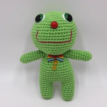 코바늘하나면돼 한손인형시리즈2손뜨개 개구리인형 뜨개질 DIY 패키지