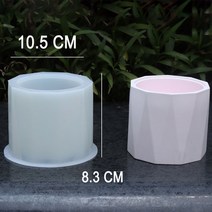 시멘트사이딩 세라믹 메탈 써모 사이딩 건축자재 시멘트보드 장식 DIY 실린더 꽃 냄비 용 실리콘 몰드 펜, 18 Diamond Shape