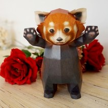 기타 바보사랑[해피페이퍼]레서판다 DIY 페이퍼크래프트 만들기