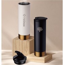 텀블러제작 스텐텀블러 골드라인텀블러 500ml 개별 레이저각인, 골드라인 아이보리 인쇄없음