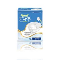 트리안 와이드매직테이프 겉기저귀 대형 4팩 40매, 10매입