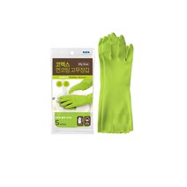 KOMAX 면코팅 고무장갑 마이사이즈 그린 (대 중 소), 면코팅고무장갑 마이사이즈 (그린)소