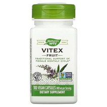 네이처스 웨이 바이텍스 열매 400mg 베지 캡슐 100정