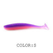 2021 supercontinental shiner 50mm 100mm 낚시 미끼 부드러운 인공 큰 파이크를 연결하기 쉬움, 19 S_02 75mm 16pcs
