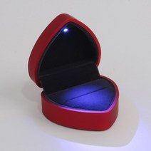 LED 프러포즈 하트 반지 케이스 정리함 스크래치방지 화장대 수납 보석함 분류 주얼리보관 선물상자