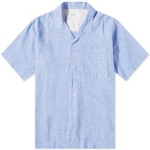 유니버셜웍스 Universal Works Linen Camp 셔츠 남방 - 블루