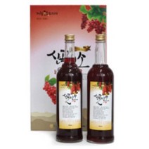 거창오미자영농조합 맛있는 웰빙푸드 산골미소 오미자청 750mL/2P