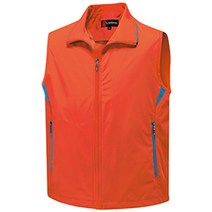 나nanr_랜더스 조끼 LD600 오렌지 스포츠 베스트 등산 지퍼 아웃도어 레져용 낚시♥pures