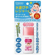 와코도 밀 푹신 아기 UV 케어 물놀이・레저용 SPF-35 30 g 和光堂 ミルふわ ベビーUVケア 水遊び・レジャー用 SPF-35 30g