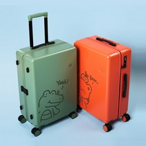 중대형 캐리어 24인치 28인차 해외 여행용 수화물용 하드 중형 귀여운 컴팩트 트롤리 여행 가방