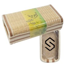 사각 왕골 목침 건강베개 (통풍 대나무베개 거북목 경추베개추천 대나무베개, 30x16x9cm