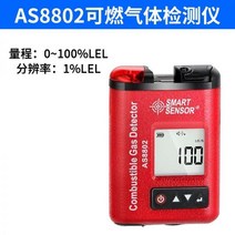 Sima 가연성 가스 감지기 휴대용 천연 가스 누출 감지기 감지 가스 누출 감지기 홈 알람, AS8802(가연성 가스 측정)