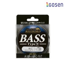 고센 배스낚시 루어줄 리로디드 배스 Type N 100m, 1.25호 5lb-075638