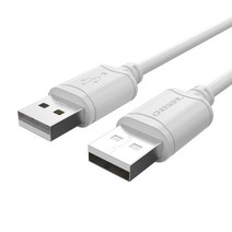 멀티 셋톱박스 Chooseal-USB 2.0 연장 케이블 유형 A Male to Male USB to USB 연장 코드 하드 디스크 TV, 02 WHITE_03 2m