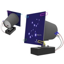 LED 북극성 별자리 투영기 조립 키트 기초 과학 5인 실험 세트